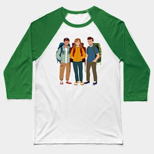 Hikers with backpacks Baseball T-Shirt